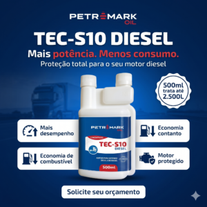 Petromark TEC-S10 Diesel: Mais Potência e Menos Consumo para o Motor Diesel em Minas Gerais